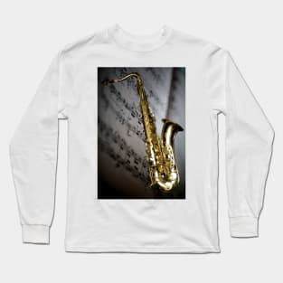 Saxophone - Sax - Musical Instrument Long Sleeve T-Shirt